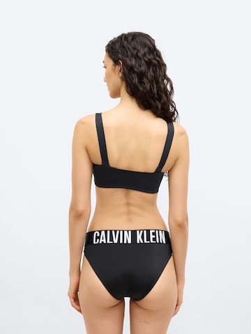 Calvin Klein Swimwear Bandeau Bikini top in Black
