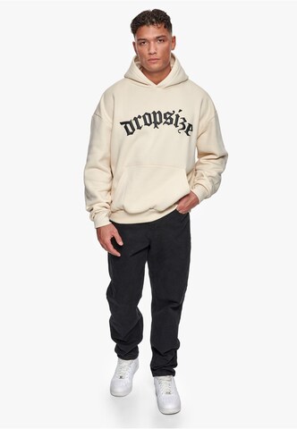 Dropsize Sweatshirt 'Future Is Ours' in Beige