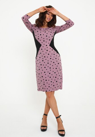 Awesome Apparel Sheath Dress in Purple