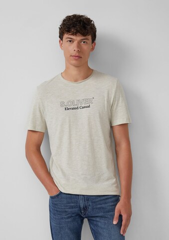 s.Oliver Shirt in Beige: Vorderseite