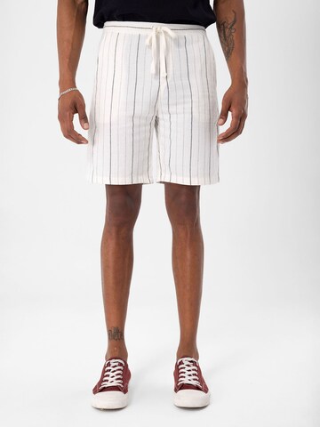 By Diess Collection - Loosefit Calças em bege: frente