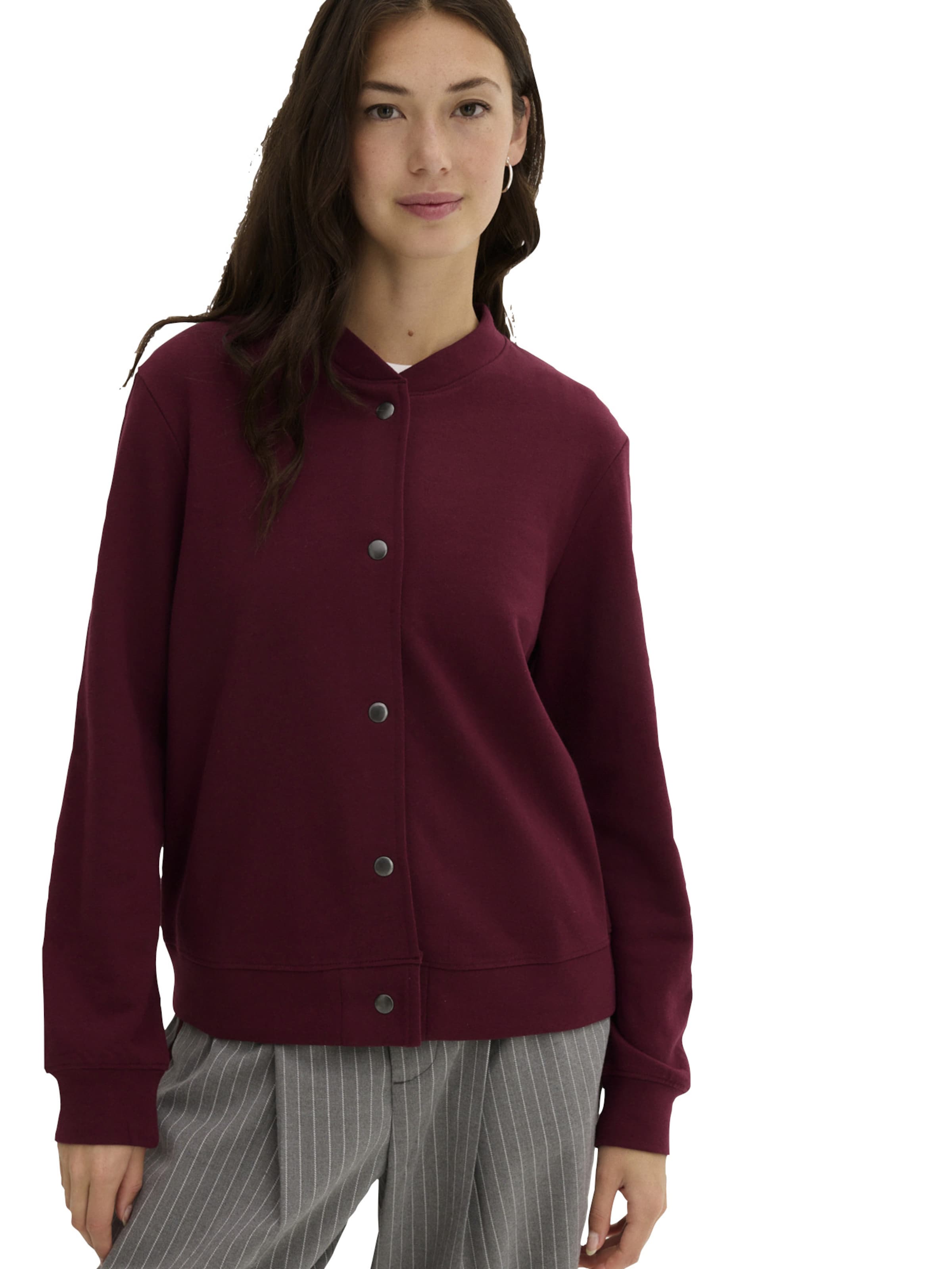 bonprix Sweatvest in Rood: voorkant