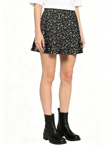 MEETWEE Rok 'Floral dress' in Zwart: voorkant