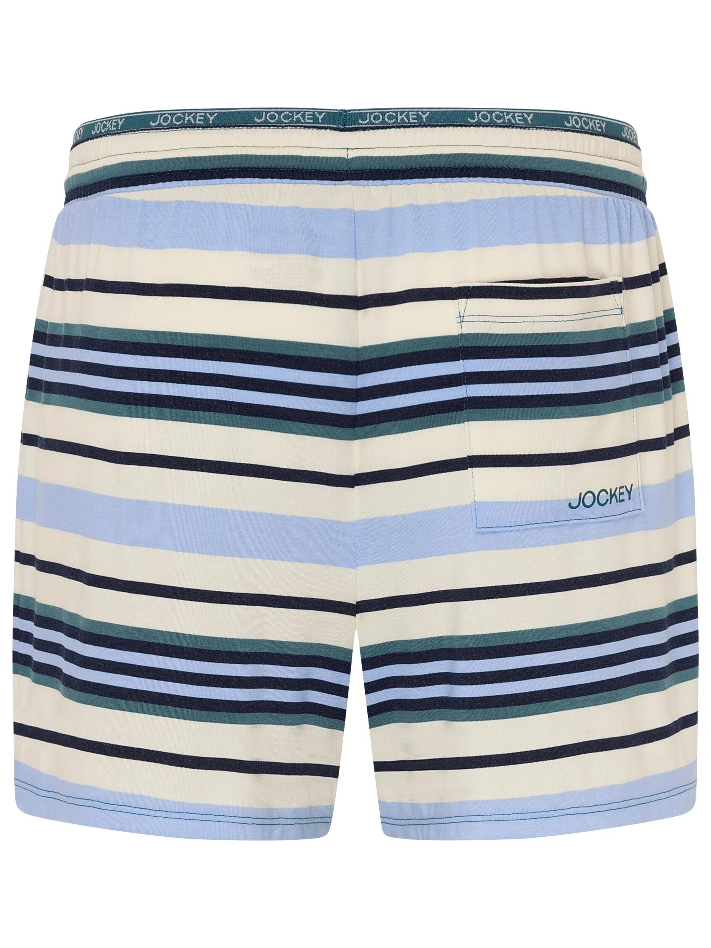 JOCKEY Loose fit Pants 'Soft Touch Luxe Short' in Blue