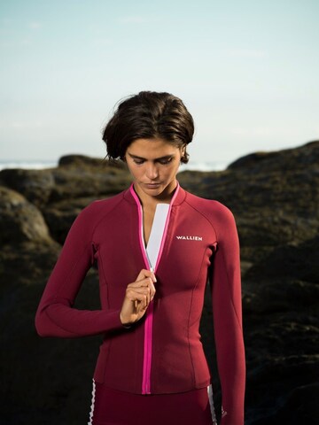 WALLIEN Athletic Jacket 'Horizonia Yulex®' in Red