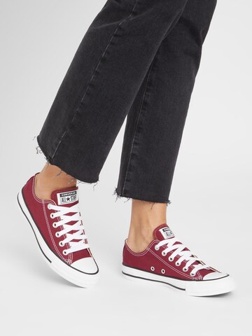 CONVERSE Matalavartiset tennarit 'CHUCK TAYLOR ALL STAR CLASSIC OX' värissä punainen: edessä