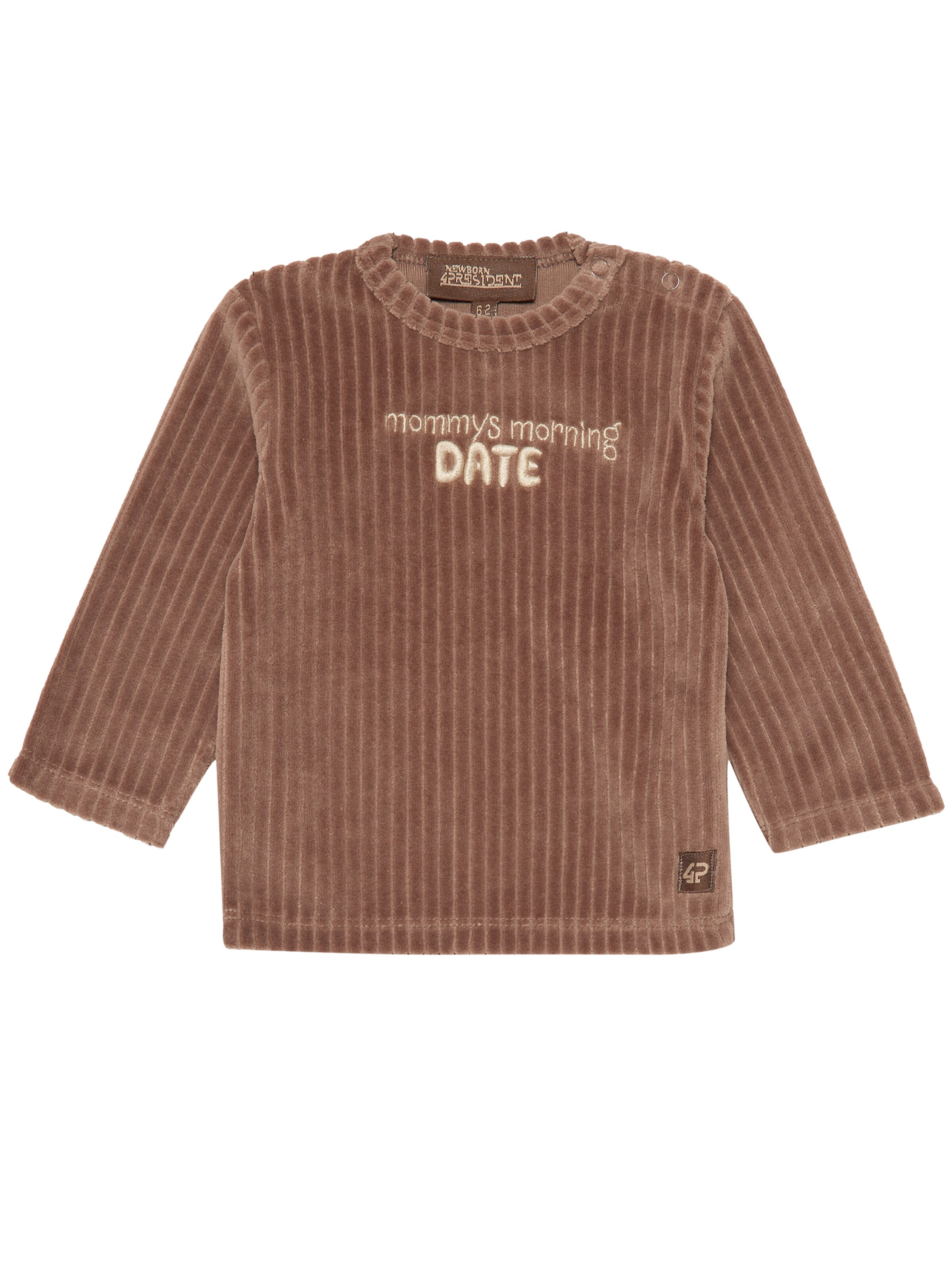 4PRESIDENT Shirt 'Zammi' in Brown: front