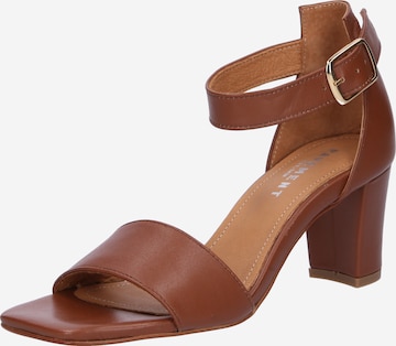 PAVEMENT Strap Sandals in Brown: front