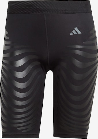 Skinny Pantalon de sport 'Adizero' ADIDAS PERFORMANCE en noir : devant