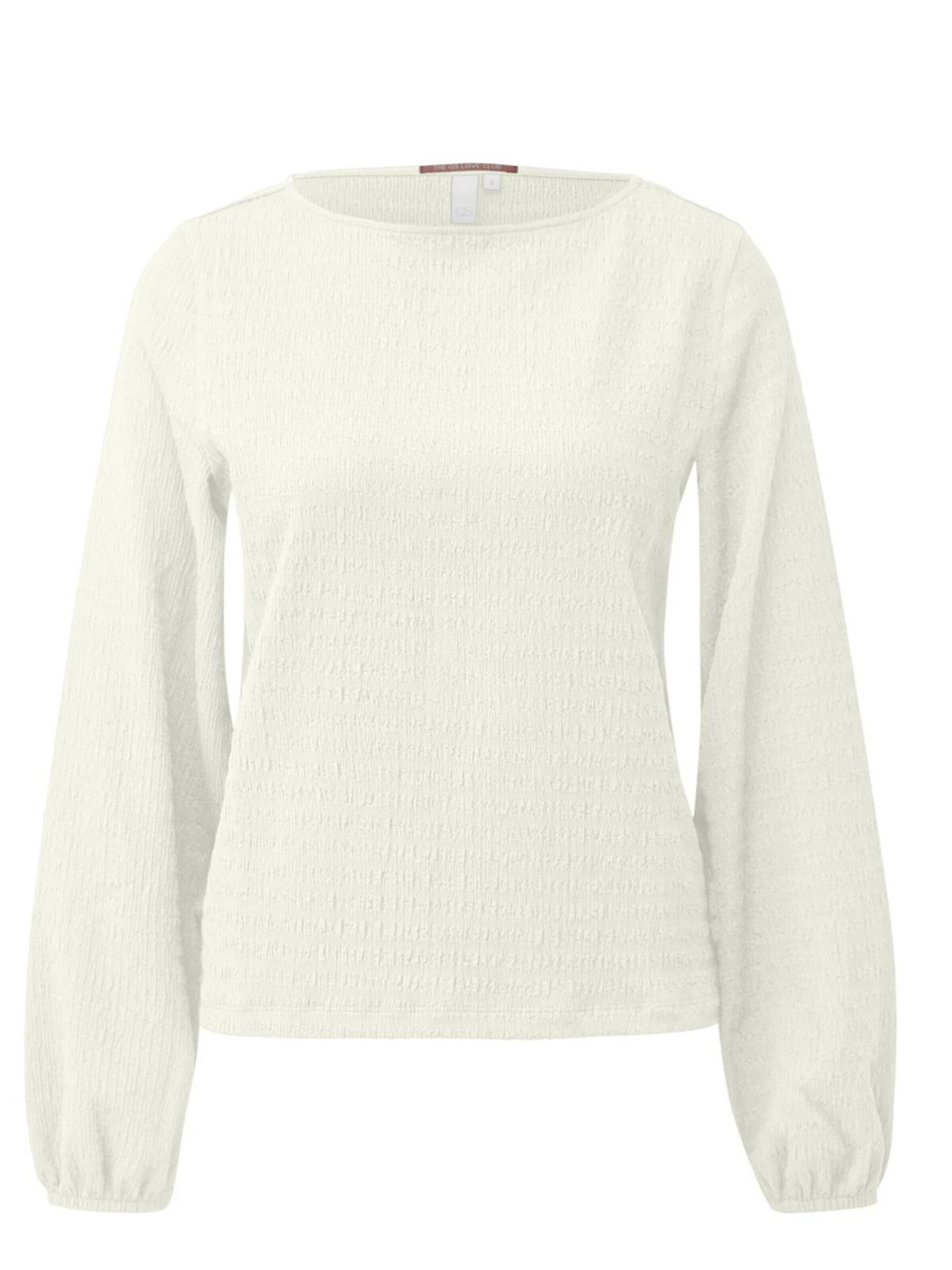 QS Shirt in S in de kleur Wit, Productweergave