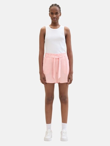 TOM TAILOR DENIM Regular Broek in Roze
