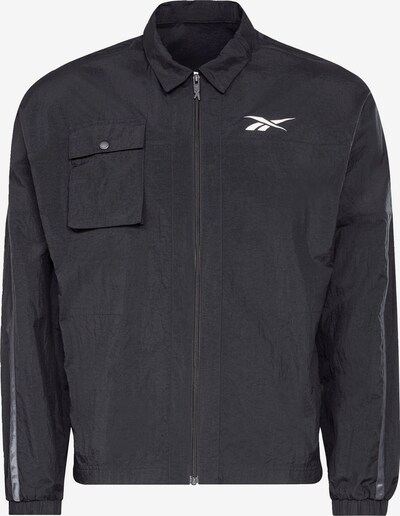 Reebok Sportska jakna u crna / bijela, Pregled proizvoda