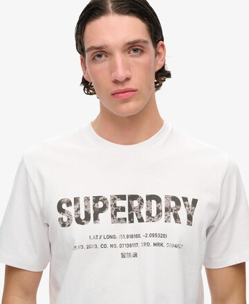 T-Shirt Superdry en blanc