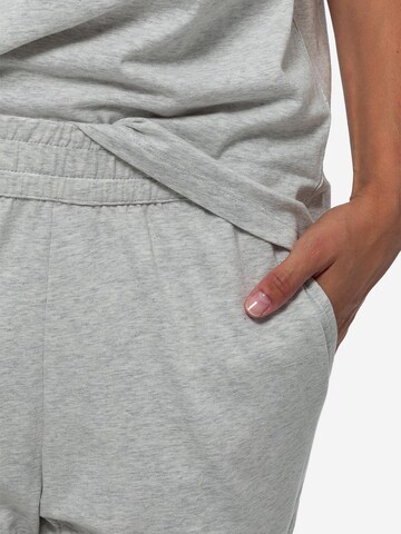 SCHIESSER Pyjama 'Organic Cotton' in Grijs