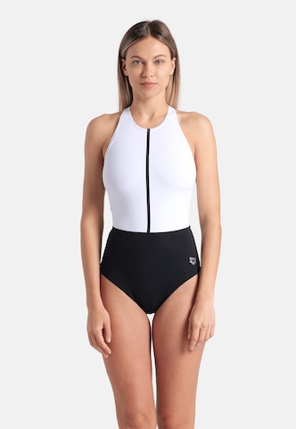 ARENA Shaping swimsuit 'SHAPEWEAR SILVIA C-CUP ' in White: front
