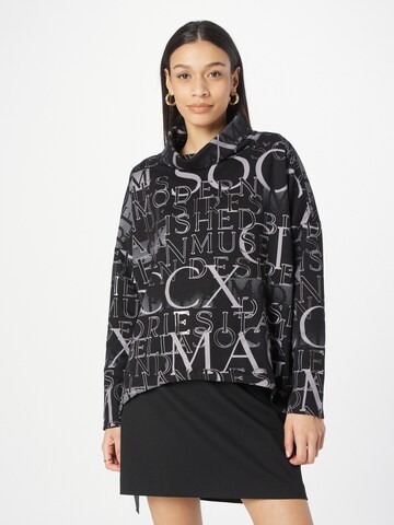 Soccx - Sudadera en negro: frente