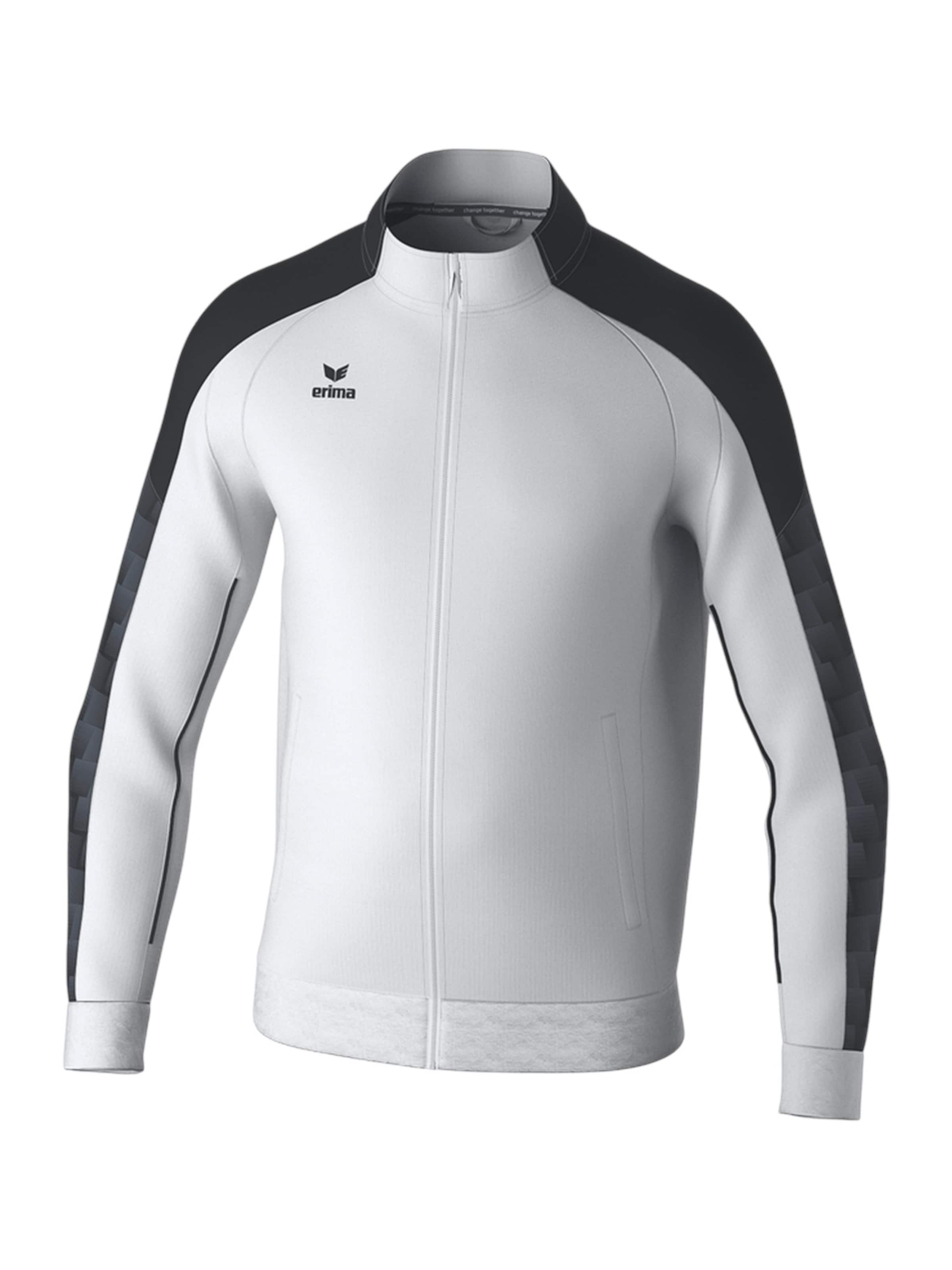 ERIMA Training Jacket 'Evo Star' in White: front