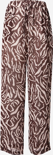 Pantaloni 'VIKRISTINA' VILA pe fildeş / ciocolatiu, Vizualizare produs