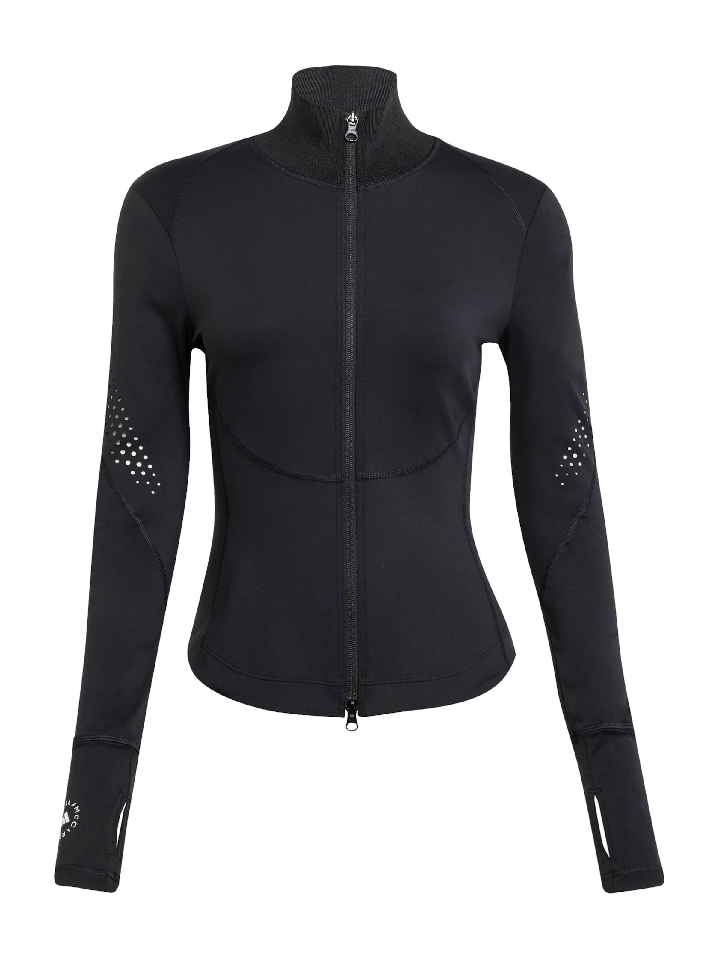 Jachetă de trening 'Training' de la ADIDAS BY STELLA MCCARTNEY pe negru: față