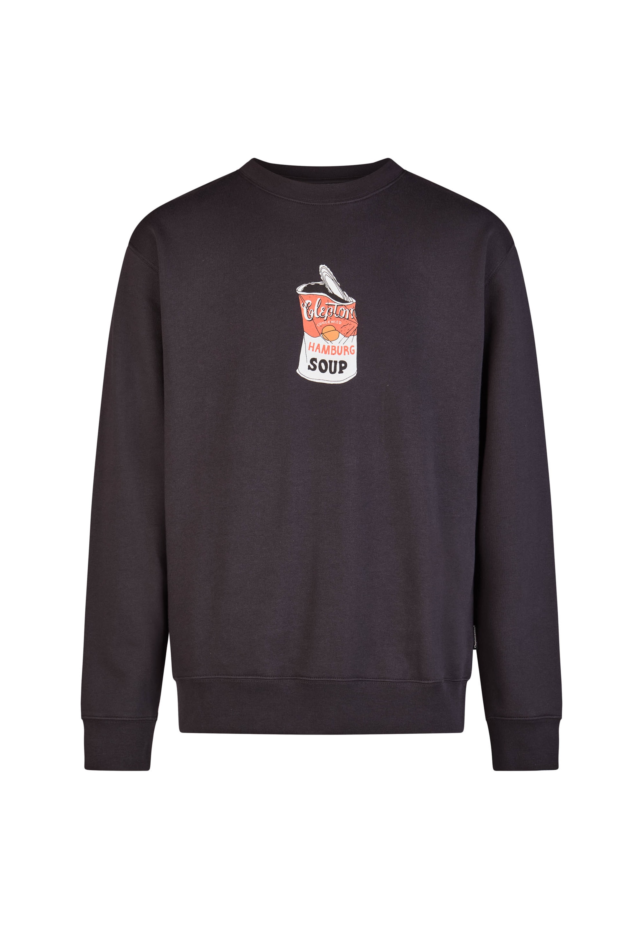 Cleptomanicx Sweatshirt 'Hamburg Soup' in Blue: front