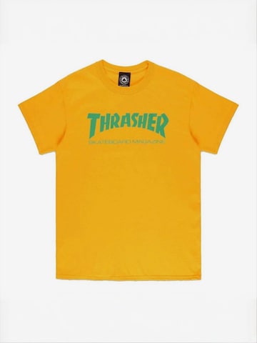 THRASHER Koszulka 'SKATE MAG T-SHIRT' w kolorze złoty: przód