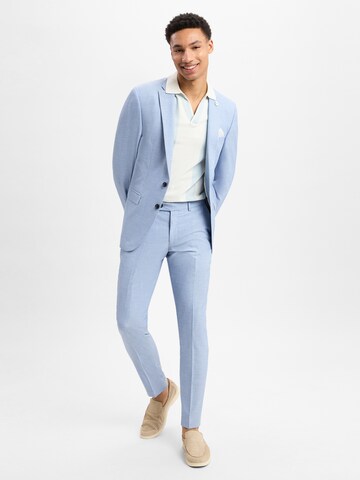 Finshley & Harding London Regular Hose ' Hoxdon ' in Blau