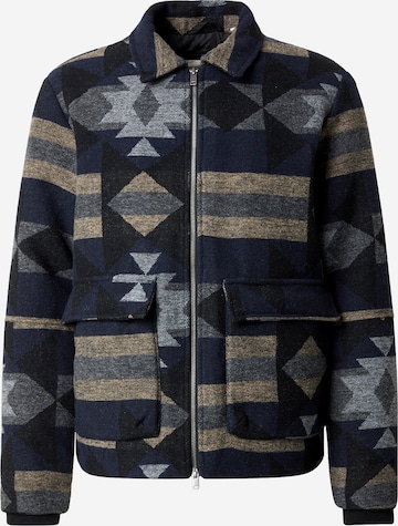 anerkjendt Prechodná bunda 'BRUCE' - Modrá: predná strana