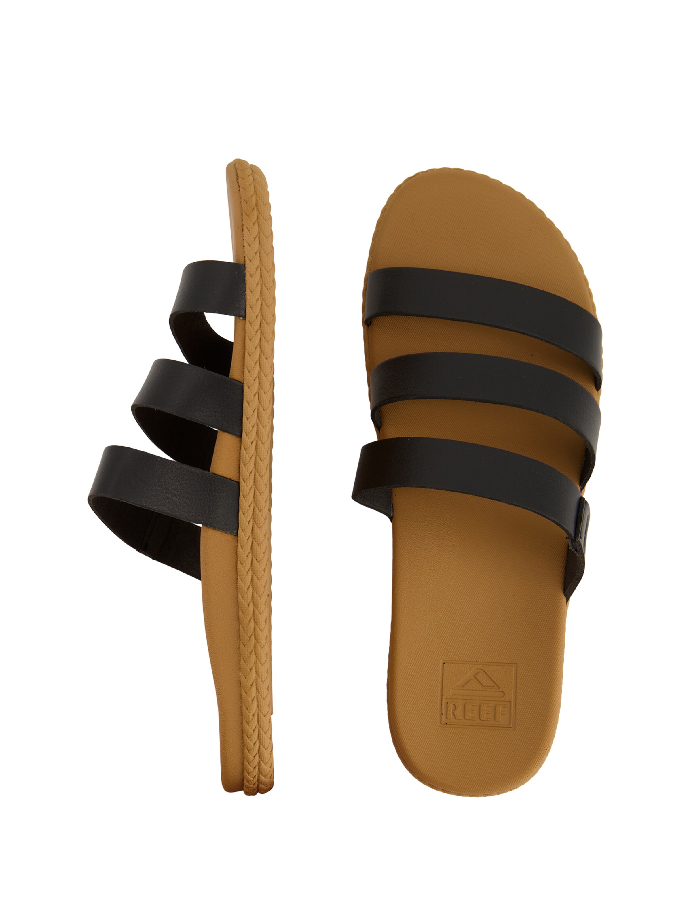 REEF Badeschuh 'Cushion Ruby' in Schwarz