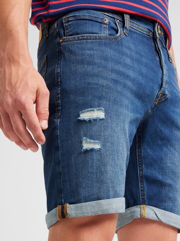 JACK & JONES - Slimfit Calças de ganga 'JJIRICK JJORIGINAL' em azul