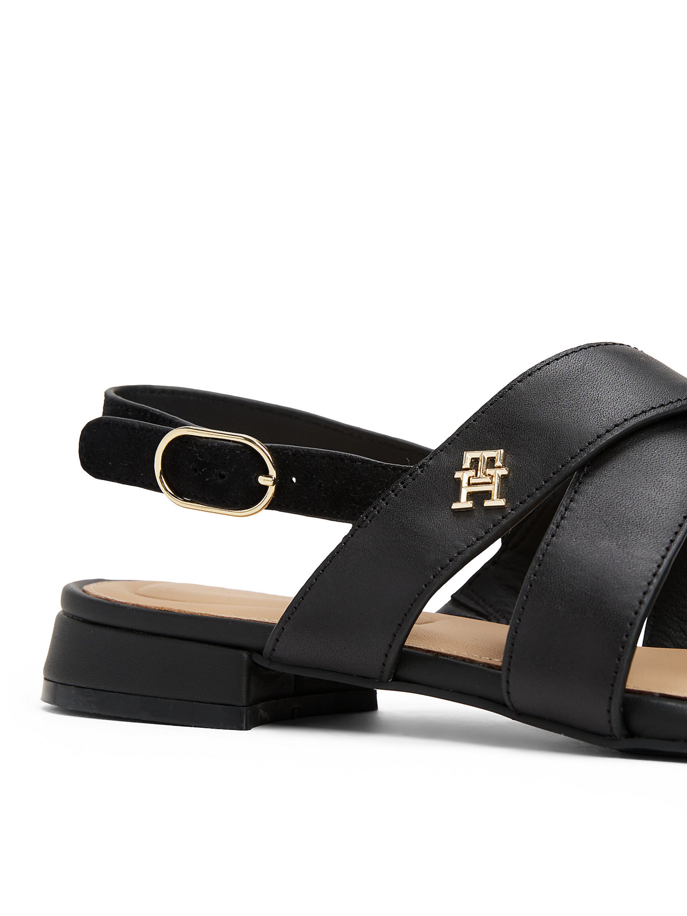 Sandales à lanières TOMMY HILFIGER en noir