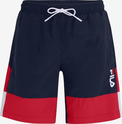 FILA Kupaće hlače 'SCIACCA' u crvena / crna / bijela, Pregled proizvoda