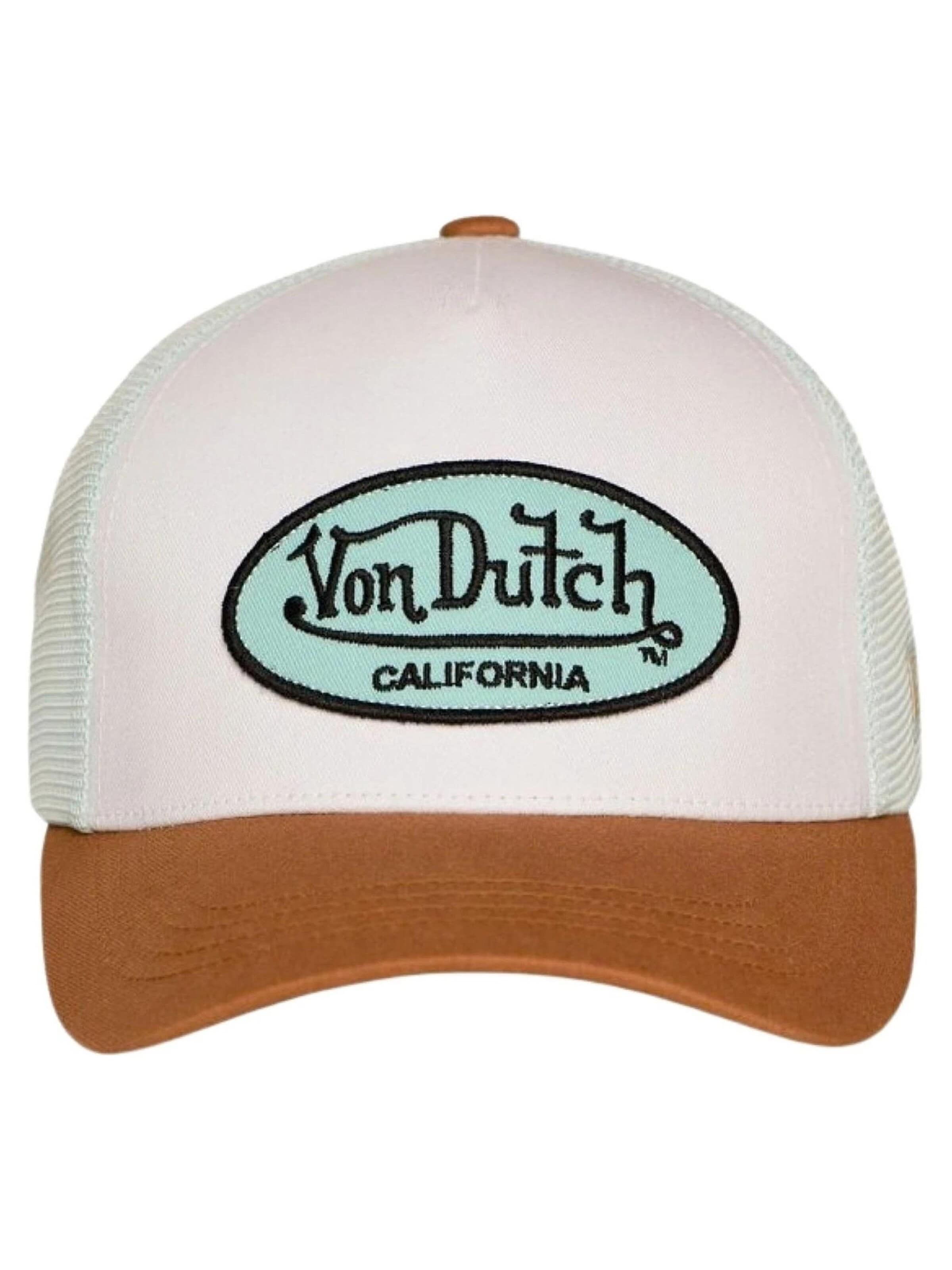 Von Dutch - Gorra 'Gorra von dutch beige/turquesa lofb40 trucker cap 6' en beige: frente