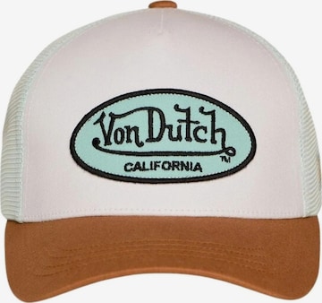 Casquette 'Gorra von dutch beige/turquesa lofb40 trucker cap' Von Dutch en beige : devant