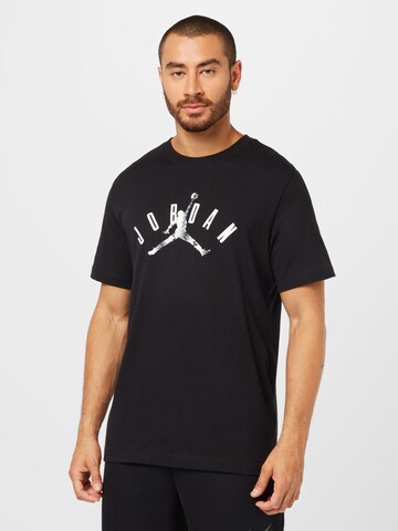 T-Shirt Jordan en noir : devant
