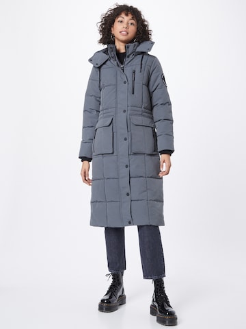 Manteau d’hiver 'Everest' Superdry en gris : devant