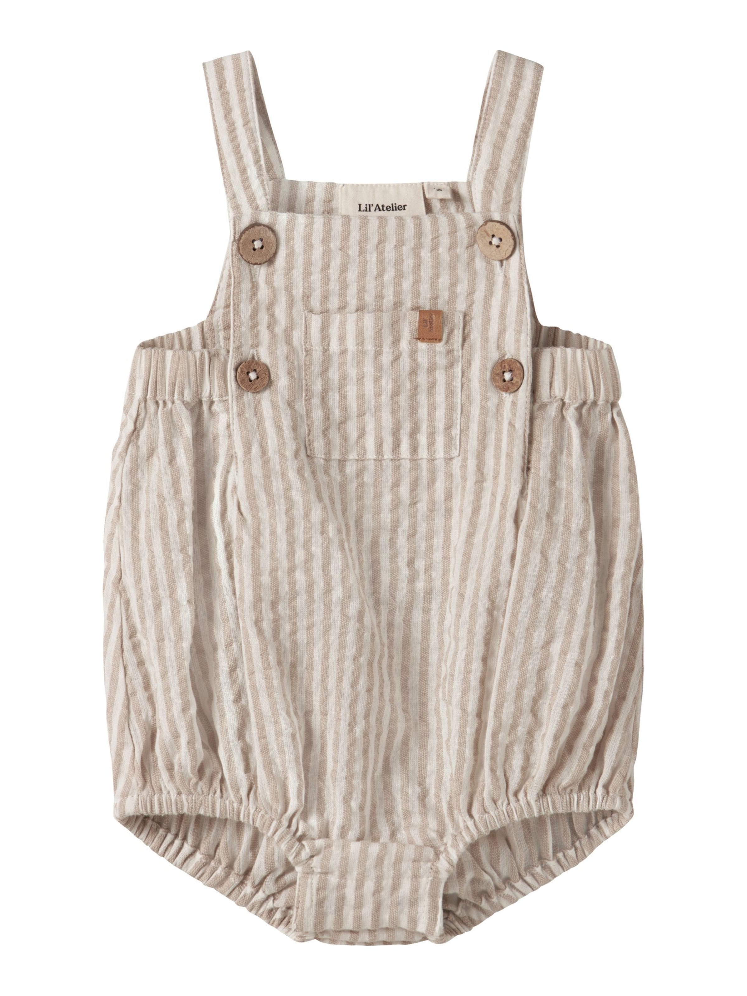 Barboteuse / body Lil'Atelier en blanc : devant