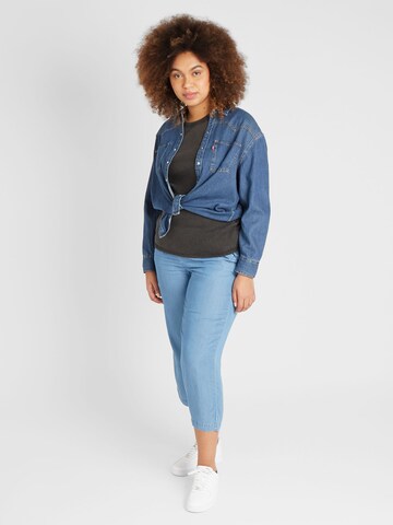 Levi's® Plus - Blusa 'TEODORA' em azul