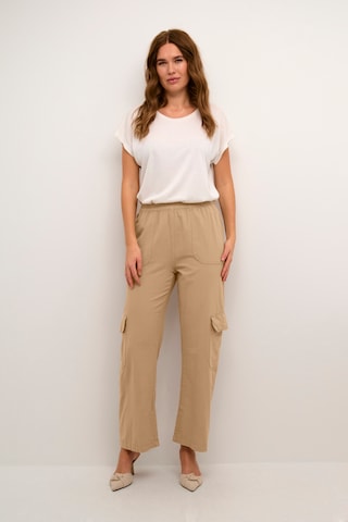 Kaffe Loosefit Broek in Beige