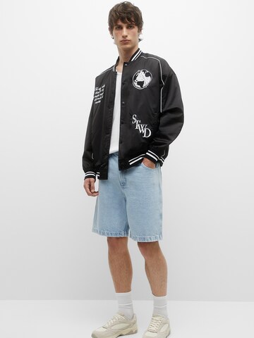 Pull&Bear Between-Season Jacket in Black