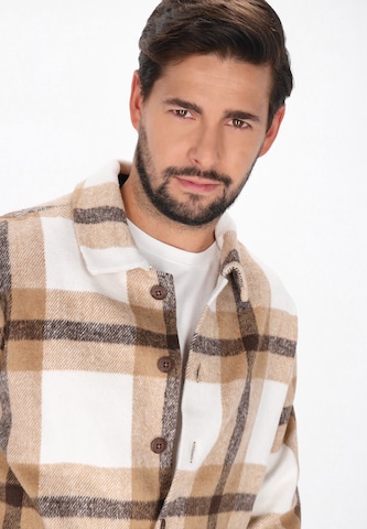 Coupe regular Chemise DreiMaster Vintage en beige