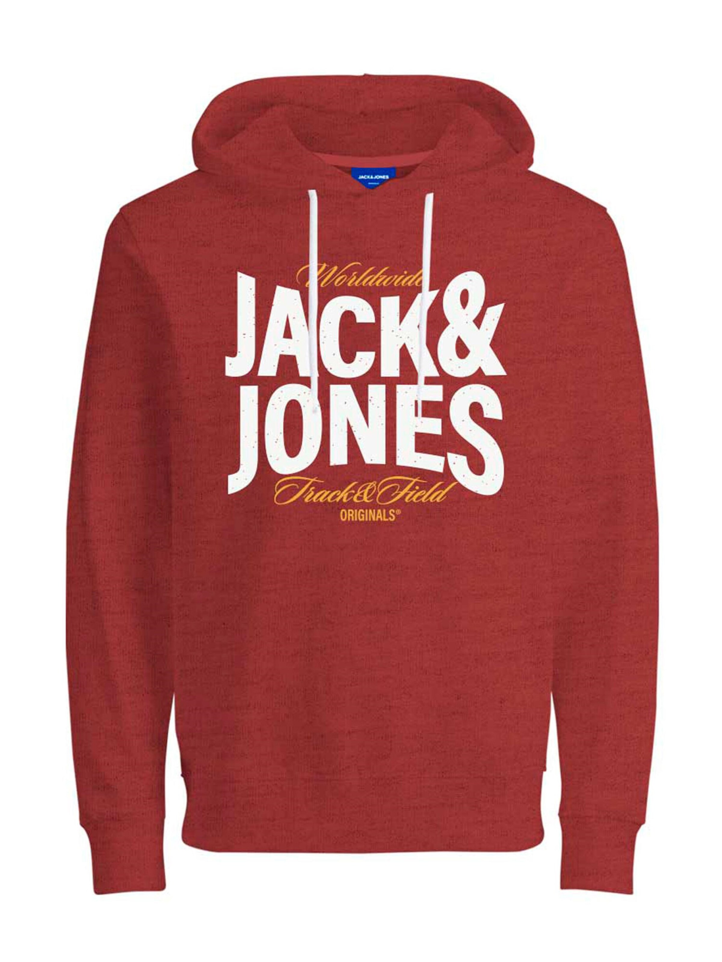 Sweat-shirt 'Mel' JACK & JONES en rouge : devant