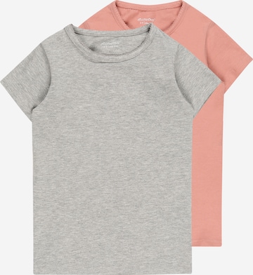 MINYMO T-shirt i grå: framsida