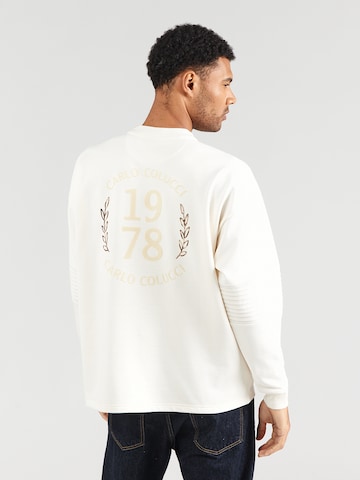 Carlo Colucci Bluzka sportowa 'Faustini' w kolorze biały: przód