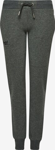 Superdry Tapered Pants in Grey: front