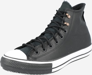 CONVERSE High-Top Sneakers in Black: front