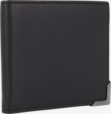 HUGO Red Wallet in Black: front