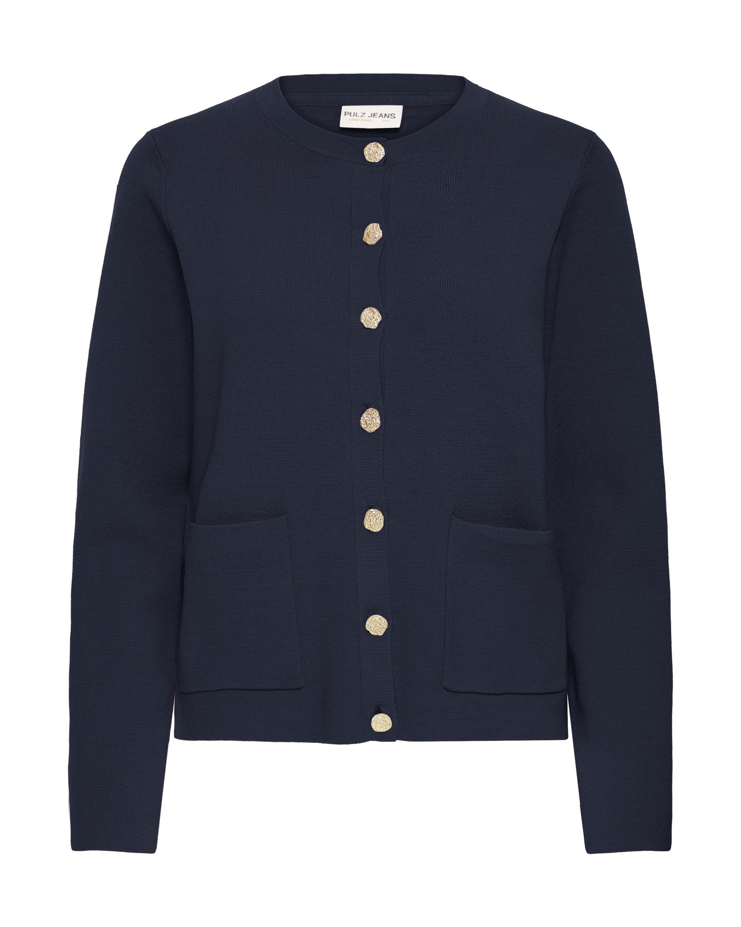 Cardigan 'SARA' Pulz en bleu : devant