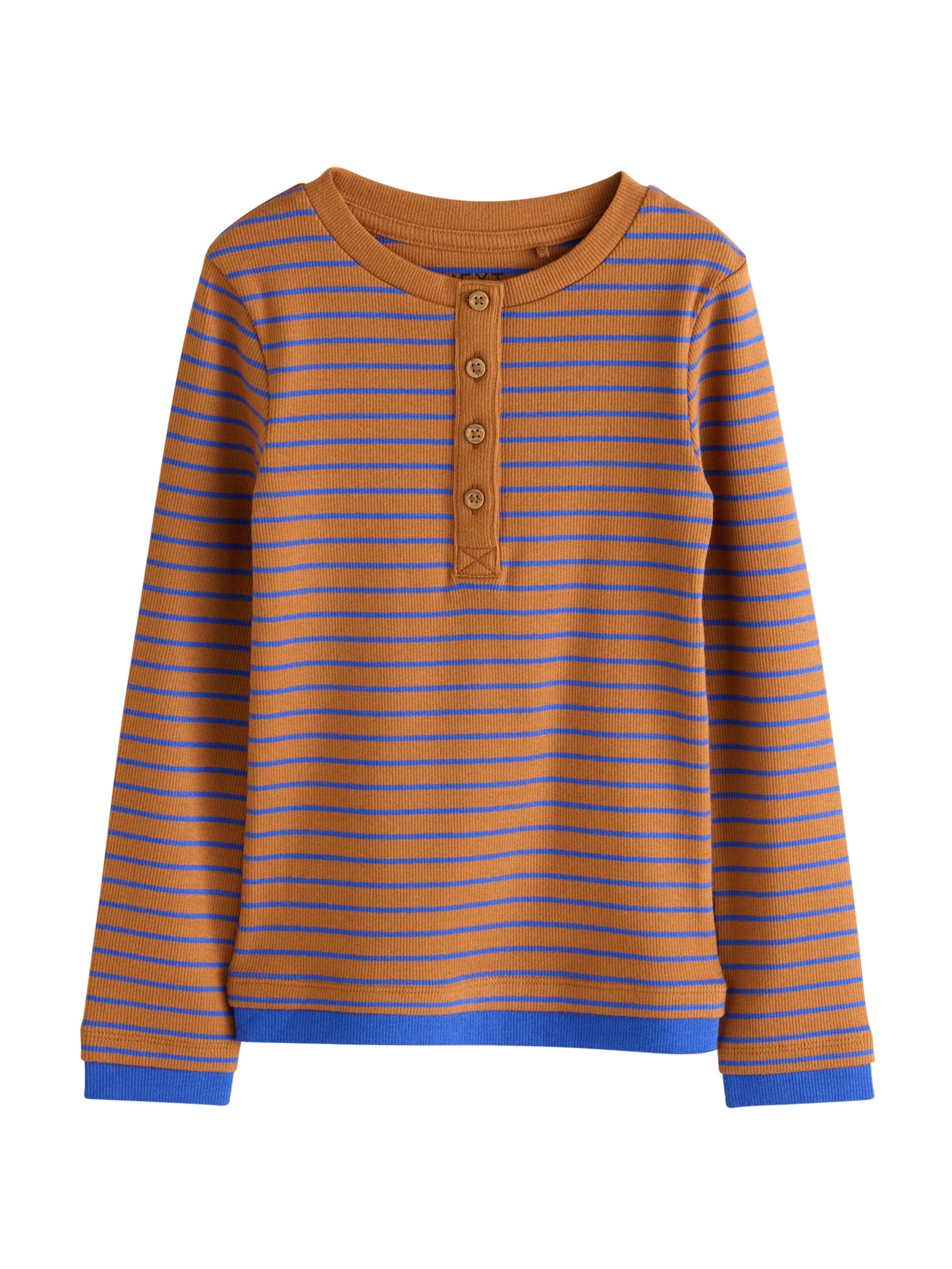 Next Shirt in Bruin: voorkant
