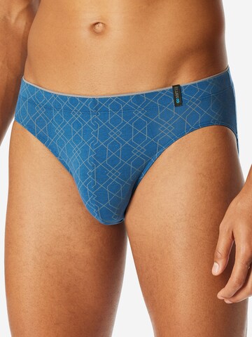 Slip 'Long Life Soft' SCHIESSER en bleu : devant