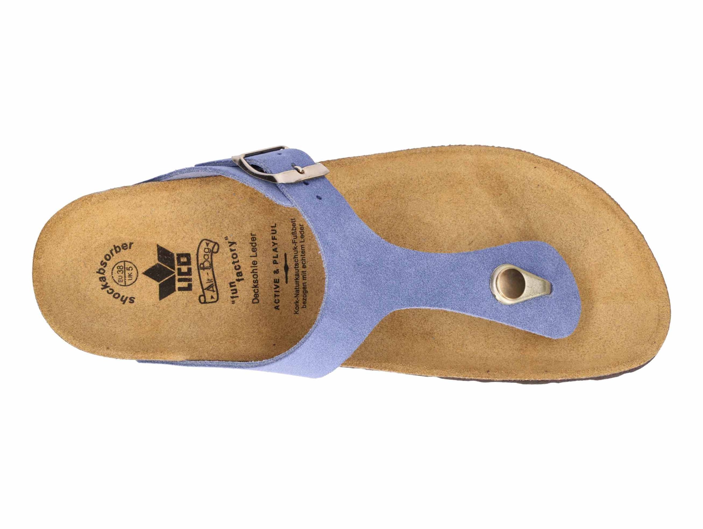 LICO T-Bar Sandals in Blue